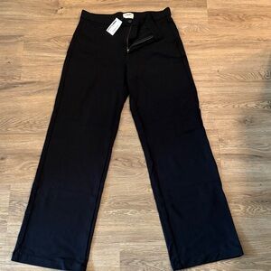 L'AGENCE Classic Black Stretch Trousers